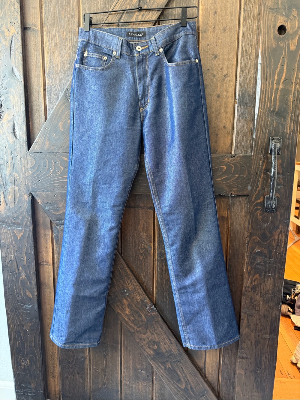 Buffalo David Bitton Hueston Wet Look Satin Finish Tencel Blend Women’s Jeans